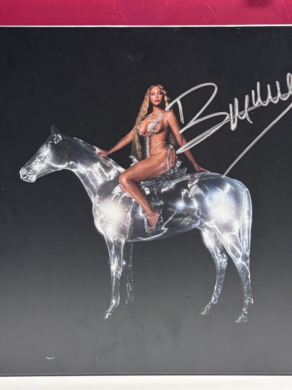 HAND SIGNED BEYONCE - RENAISSANCE VINYL LP -  COA AUTHENTICATED…